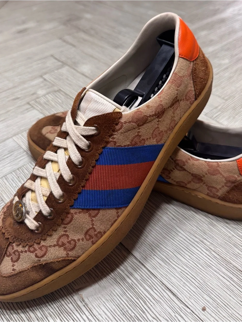 Gucci G74 Web Low Sneakers